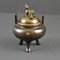 Small Antique Japanese Incense Burner in Bronze, 1890s 4