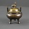 Small Antique Japanese Incense Burner in Bronze, 1890s 2