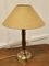 Table Lamp in Brass and Faux Bamboo with Shade, 1970s 8