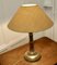 Table Lamp in Brass and Faux Bamboo with Shade, 1970s 3