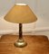 Table Lamp in Brass and Faux Bamboo with Shade, 1970s 4