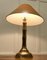 Table Lamp in Brass and Faux Bamboo with Shade, 1970s 6