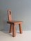 Low Stool or Childrens Chair with Backrest, Belgium, 1970s, Image 1