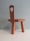 Low Stool or Childrens Chair with Backrest, Belgium, 1970s, Image 3