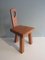 Low Stool or Childrens Chair with Backrest, Belgium, 1970s 4