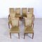 Art Deco Chairs, 1940s, Set of 8 8