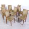 Art Deco Chairs, 1940s, Set of 8, Image 4