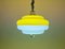 Large Space Age Italian Yellow Hanging Lamp, 1960s 10