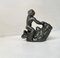 Vintage Art Deco Figurine with Boy on Rhino by Just Andersen, 1930s 2