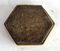 Vintage Cast Brass and Aluminium Hexagonal Ashtray by David Marshall, 1970s 4