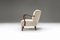 Vintage Danish Chair with Curved Beech Armrests, 1950s, Image 2