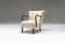 Vintage Danish Chair with Curved Beech Armrests, 1950s, Image 1