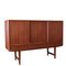 Danish Teak Bar Cabinet with Sliding Doors by E. W. Bach for Sejling Stolefabrik, 1960s 1