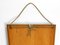 Large Mid-Century Wall Mirror in Trapezoidal Shape with Cherry Wood Frame, 1950s, Image 12