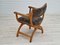 Danish Kurul Chair in Sheepskin and Oak by Henning Kjærnulf, 1960s 12