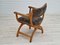 Danish Kurul Chair in Sheepskin and Oak by Henning Kjærnulf, 1960s, Image 12