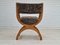 Danish Kurul Chair in Sheepskin and Oak by Henning Kjærnulf, 1960s 17