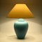 Vintage Turquoise Ceramic Table Lamp from Kostka, 1980s, Image 2