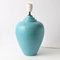 Vintage Turquoise Ceramic Table Lamp from Kostka, 1980s 3