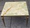 Coffee Table in Brass with Onyx Top, 1970s 4