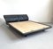 Italian Marlo Bed in Black Leather by Afra & Tobia Scarpa for Molteni, 1980s, Image 2
