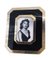 Photo Frame in Black Lacquer and Brass, Italy, 1970s, Image 3