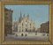 Duomo of Milan with Peasants, Oil Painting, 18th Century, Framed 1