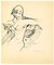 Mino Maccari, Seductive Nude, Ink Drawing, 1960s, Image 1
