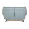 Malu 2-Seater Sofa in Light Blue Leather from Mondo 8