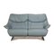 Malu 2-Seater Sofa in Light Blue Leather from Mondo 1