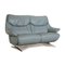 Malu 2-Seater Sofa in Light Blue Leather from Mondo 6