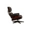 Lounge Chair in Black Leather by Charles & Ray Eames for Vitra 8