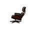 Sessel aus schwarzem Leder von Charles & Ray Eames für Vitra 10