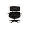 Sessel aus schwarzem Leder von Charles & Ray Eames für Vitra 7