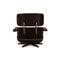 Sessel aus schwarzem Leder von Charles & Ray Eames für Vitra 9