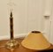 Lampada da tavolo in ottone e bambù simulato, 1960, Immagine 8