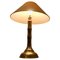 Table Lamp in Brass and Simulated Bamboo, 1960 1