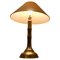 Table Lamp in Brass and Simulated Bamboo, 1960, Image 1
