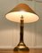 Lampada da tavolo in ottone e bambù simulato, 1960, Immagine 4