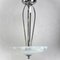 Art Deco Hanging Lamp with Opalin Glass, 1930s 10