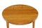 Table Basse Mid-Century Scandinave en Orme Marqueté, 1950s 4