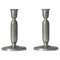 Art Deco Model 2574 Candlesticks in Pewter by Just Andersen, 1930s, Set of 2, Image 1