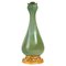 Jugendstil Vase aus Steingut und vergoldeter Bronze von Paul Lack 1