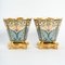 Tasses Antiques en Bronze Doré et Cloisonné, Set de 2 2