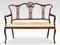 Carved Mahogany Framed Settee, 1890s, Image 1
