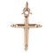 Ciondolo a croce regionale in oro rosa 18 carati, Francia, Immagine 1