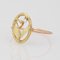 18 Karat Yellow Rose Gold Ring with Pearl, 1890s 3