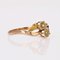 20th Century French Fine Pearls 18 Karat Yellow Rose Gold You and Me Ring, 1890s, Image 4