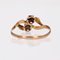 20th Century French Fine Pearls 18 Karat Yellow Rose Gold You and Me Ring, 1890s, Image 6