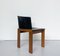 Mid-Century Modern Stühle aus Holz & Leder im Stil von Scarpa, 1960er 5